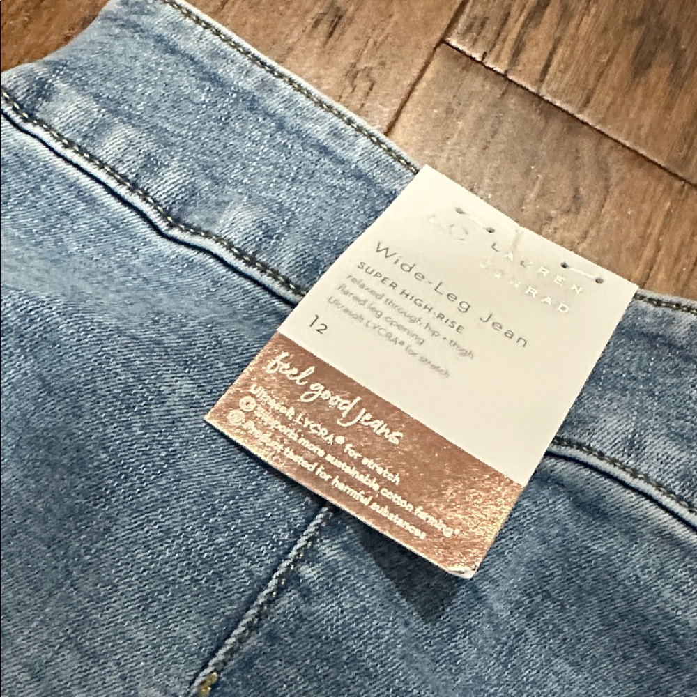 NWT Lauren Conrad Denim Wide-Leg Jeans - Picture 8 of 10